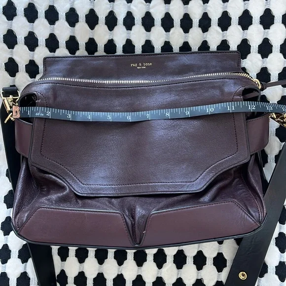 Rag & Bone Pilot Crossbody Bag in Bordeaux - Picture 13 of 16